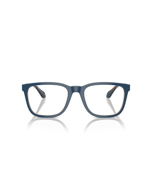 Giorgio Armani Black Ar7255 6085 Optical Frames Acetate Transparent Pillow Normal for men