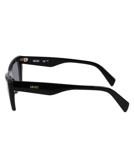Liu Jo Black Lj802S 001 Sunglasses Acetate Squared Normal