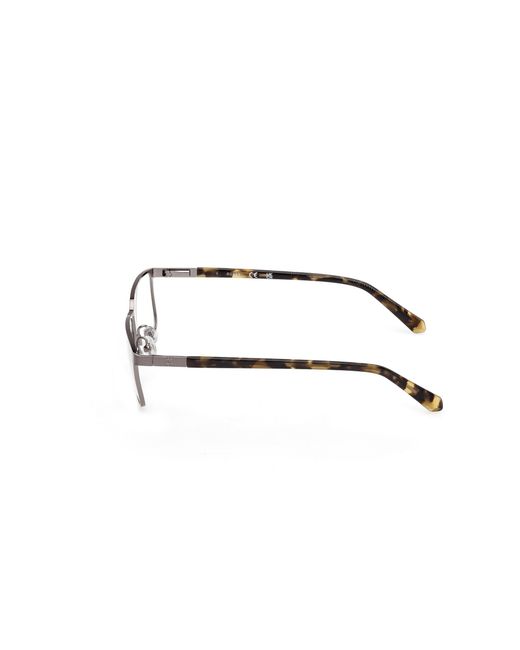 Guess Black Gu50244 009 Optical Frames Metal Squared Normal for men