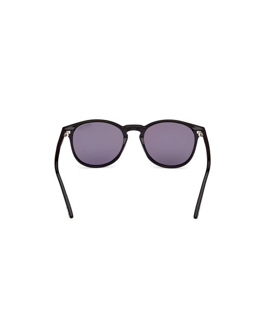 Tom Ford Black Ft1097-N Lewis 01D Sunglasses Acetate Round Polarized for men