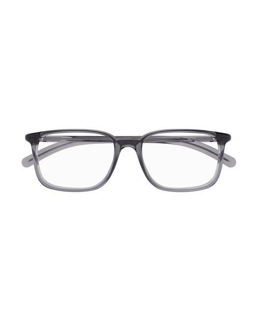 Montblanc Black Mb0328O 002 Optical Frames Transparent Squared for men