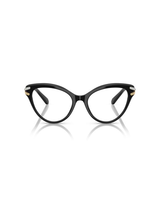 Swarovski Black Sk2030 1001 Optical Frames Acetate Cat Eye Normal