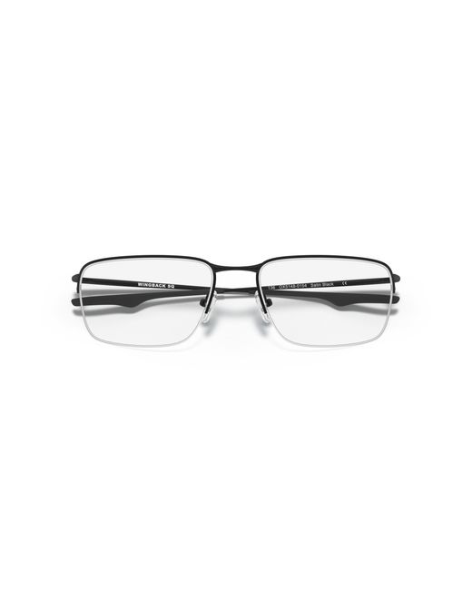 Oakley Black Ox5148 Wingback Sq 514801 Optical Frames Titanium Squared Normal for men
