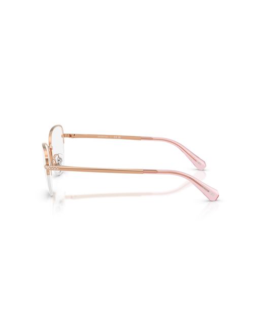 Swarovski Black Sk1023 4014 Optical Frames Metal Cat Eye Normal