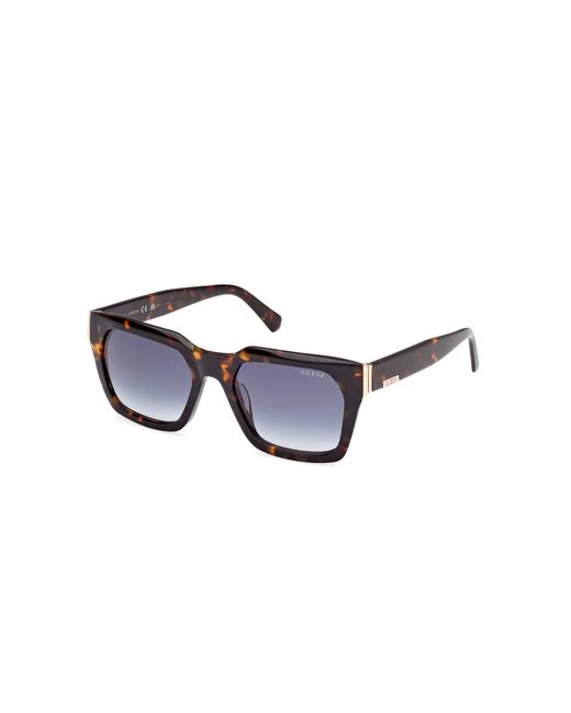 Guess Black Gu00172 52W Sunglasses Acetate Squared Normal for men
