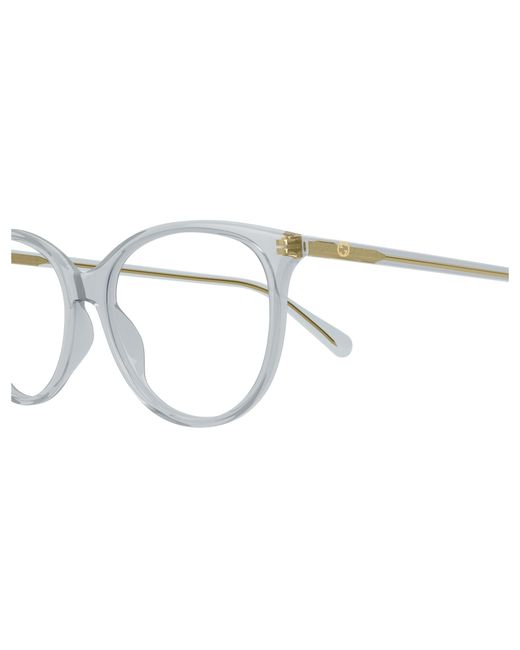 Gucci Black Gg0550O 014 Optical Frames Transparent Cat Eye