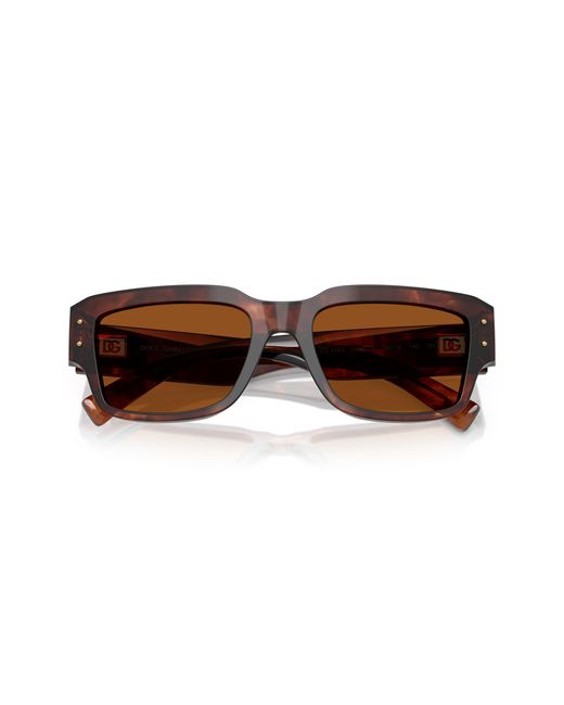 Dolce & Gabbana Black Dg4483 322273 Sunglasses Acetate Squared Normal for men