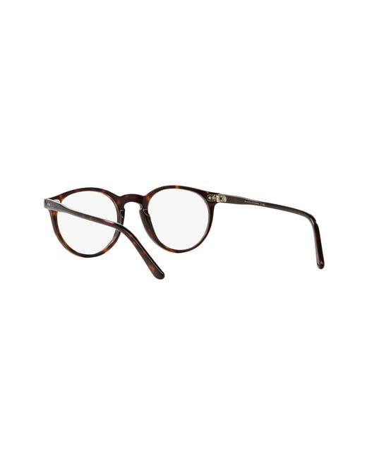 Polo Ralph Lauren Black Ph2083 5003 Optical Frames Acetate Pantos Normal for men