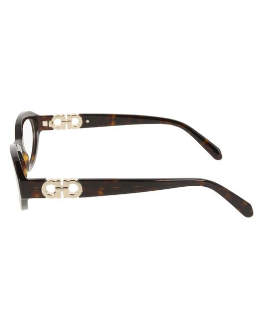 Ferragamo Black Sf3057 242 Optical Frames Acetate Round Normal