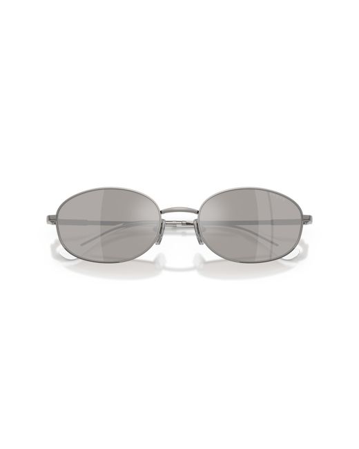 Vogue Eyewear Black Vo4323S 548/6G Sunglasses Metal Round Mirror