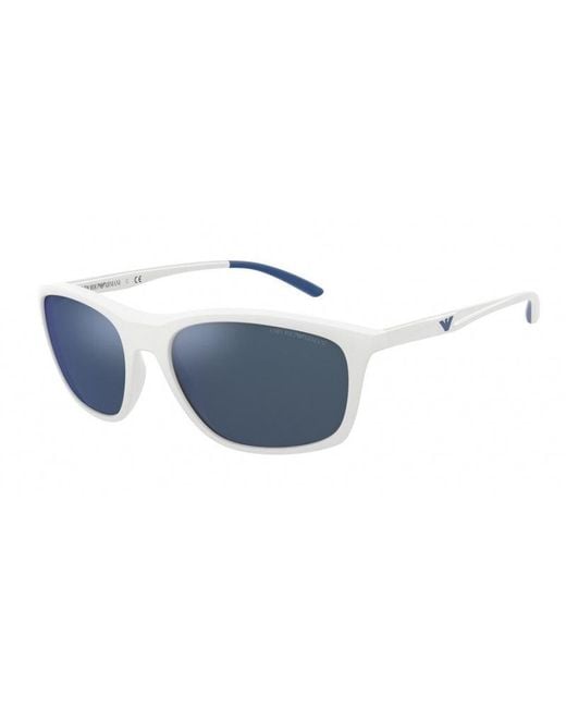 Emporio Armani Black Ea4179 534455 Sunglasses Plastic Squared Normal Mirrored for men