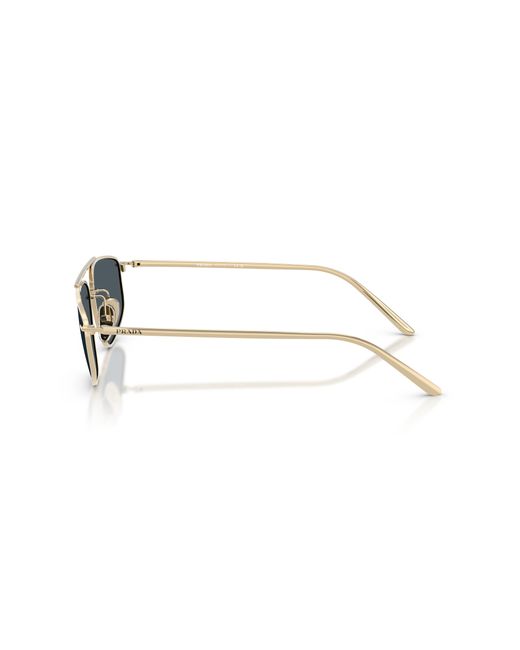 Prada Black Pr C51S Zvn70B Sunglasses Metal Pillow Normal
