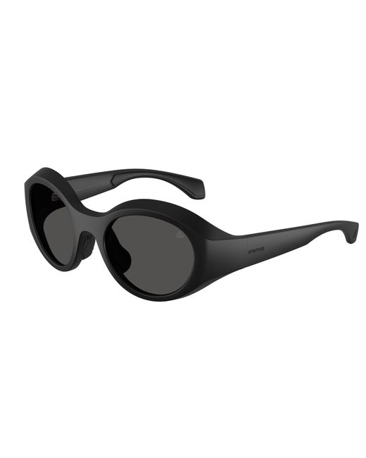 Moncler Black Me8005 Futuro 500687 Sunglasses Injected Round Normal