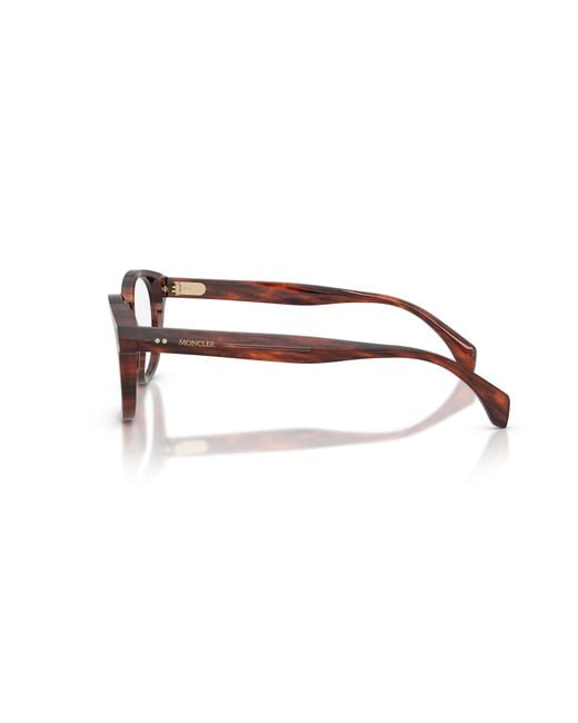 Moncler Black Me2020 3034 Optical Frames Acetate Transparent Round Normal