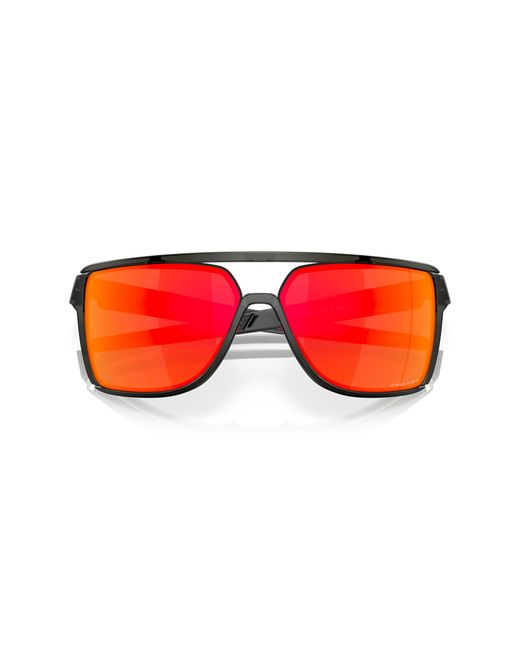 Oakley Black Oo9147 Castel 914705 Sunglasses O_Matter Prizm Ruby Squared Normal Prizm for men