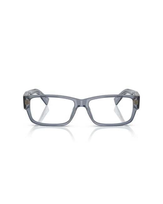 Prada Black Pr B09V 17T1O1 Optical Frames Acetate Transparent Squared Normal for men