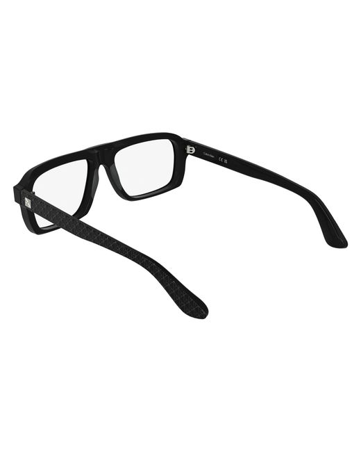 Calvin Klein Black Ck25548 001 Optical Frames Acetate Squared Normal for men