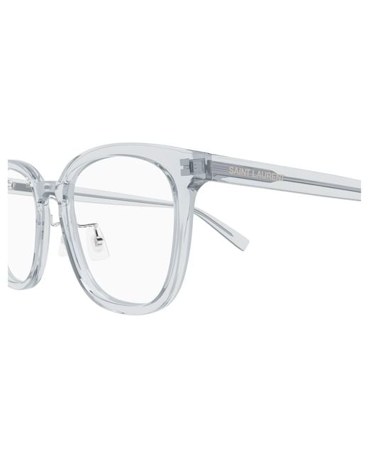 Saint Laurent Black Sl 917/F 003 Optical Frames Acetate Transparent Round