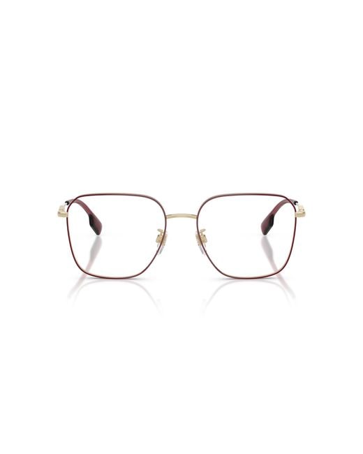 Burberry Black Be1382D 1357 Optical Frames Metal Squared Normal