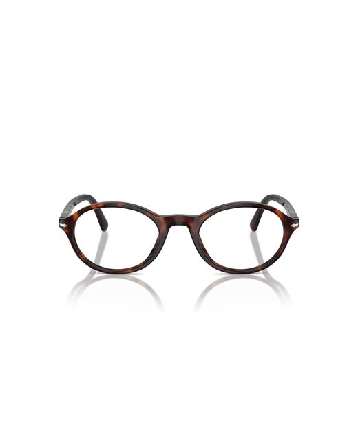Persol Black Po3351V 24 Optical Frames Acetate Transparent Round Normal