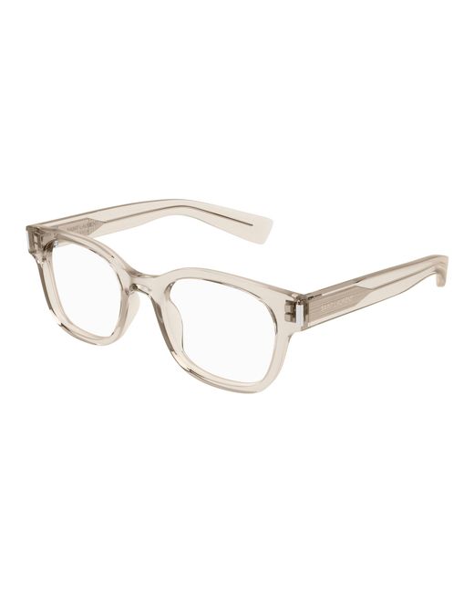 Saint Laurent Black Sl 722 008 Optical Frames Acetate Transparent Squared