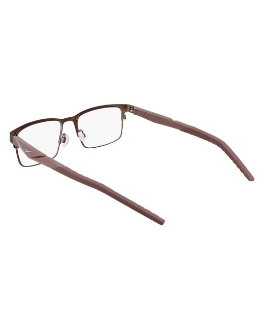 Nike Black 8154 201 Optical Frames Metal Squared Normal Photochromatic for men