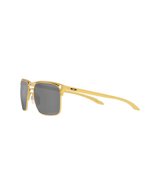 Oakley Black Oo6048 Holbrook Ti 604807 Sunglasses Titanium Squared Polarized Prizm for men