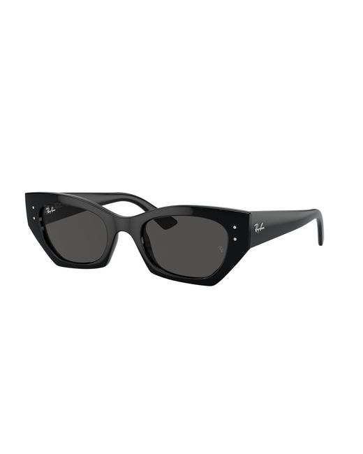 Ray-Ban Black Rb4430f Zena Low Bridge Fit Sunglasses