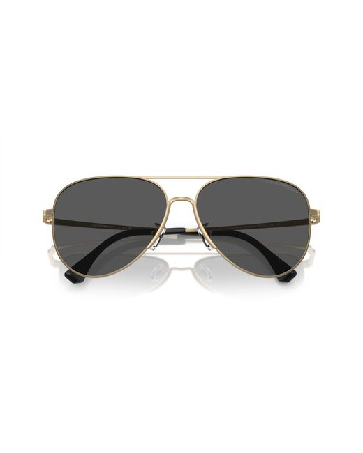 Emporio Armani Black Ea2149D 337187 Sunglasses Metal Pilot Normal for men