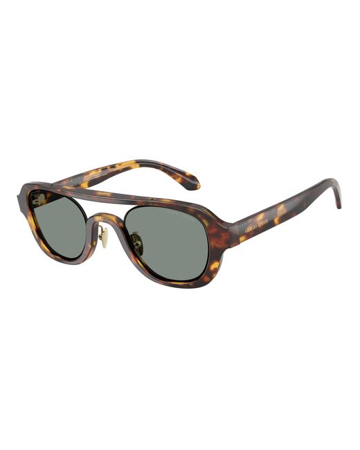 Giorgio Armani Black Ar8247 6331/1 Sunglasses Acetate Geometric Normal for men