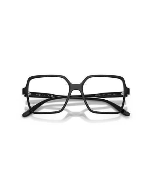Vogue Eyewear Black Vo5702 W44 Optical Frames Nylon Transparent Squared Normal
