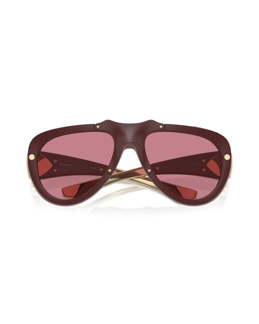 Burberry Black Be4433U 414075 Sunglasses Injected Pilot Normal