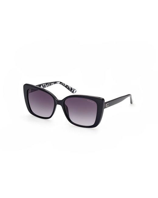 Guess Black Gu7829 01B Sunglasses Injected Squared Normal Shaded