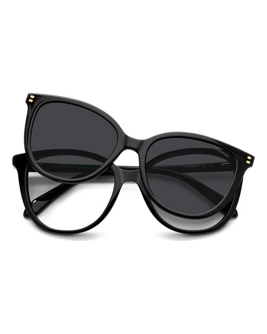 Polaroid Black Pld D605/C 807/M9 Optical Frames Acetate Butterfly Polarized