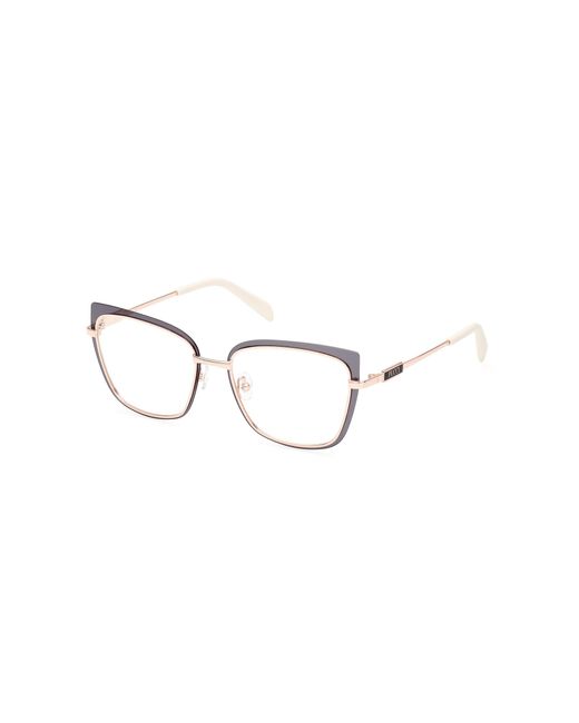 Emilio Pucci Black Ep5219 020 Optical Frames Metal Squared Normal