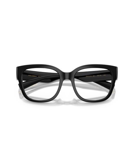 Dolce & Gabbana Black Dg5115 501 Optical Frames Injected Transparent Butterfly Normal
