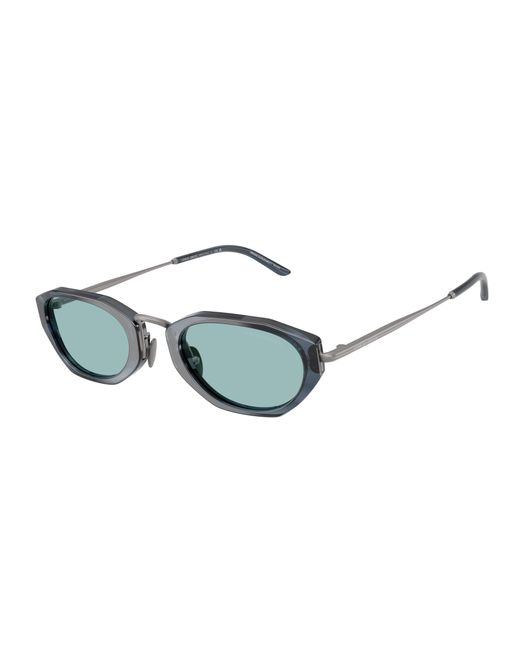 Giorgio Armani Black Ar8242 630380 Sunglasses Acetate Geometric Normal for men