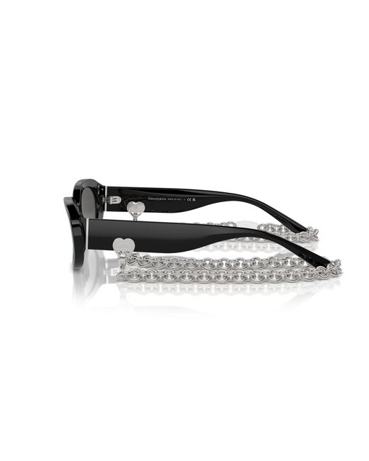 Tiffany & Co Black Tf4221 8001S4 Sunglasses Acetate Round Normal