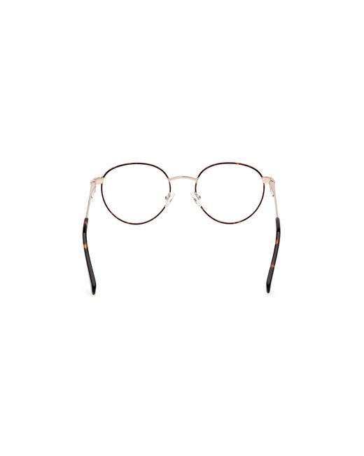 Guess Black Gu5221 052 Optical Frames Metal Round Normal