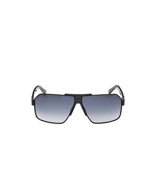 Guess Black Gu00305 01W Sunglasses Metal Squared Normal for men