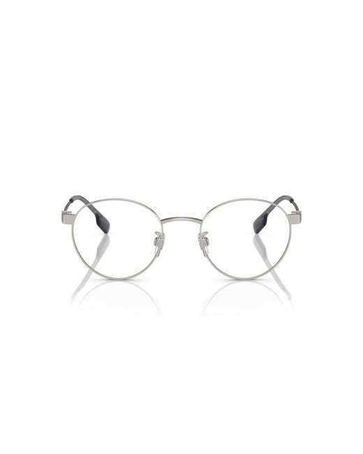 Burberry Black Be1384Td 1005 Optical Frames Titanium Transparent Round Normal for men