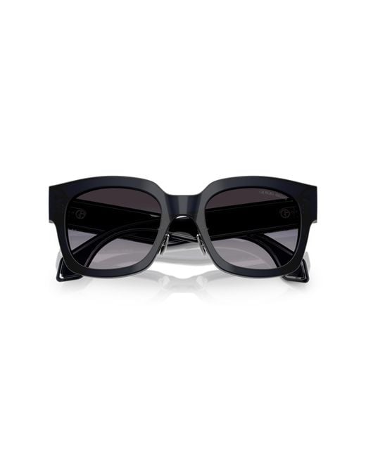 Giorgio Armani Black Ar8223 61608G Sunglasses Acetate Squared Normal Shaded
