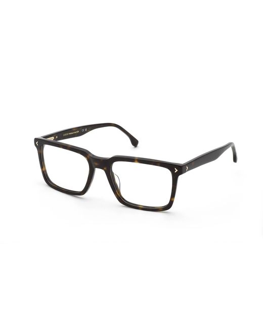Lozza Black Vl4371 Arezzo 2 722 Optical Frames Acetate Squared for men