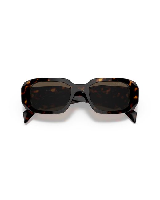 Prada Black Pr 17Ws 2Au8C1 Sunglasses Acetate Squared Normal