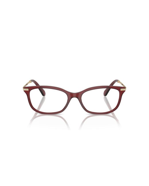 Swarovski Black Sk2017 1055 Optical Frames Acetate Squared Normal