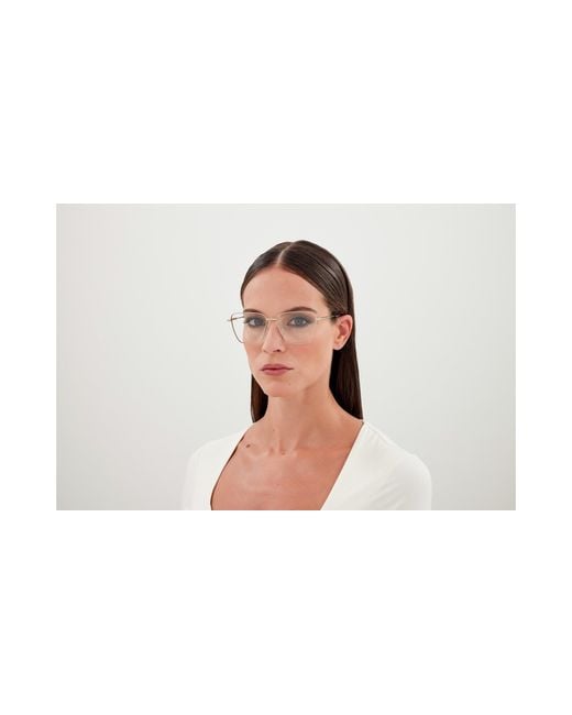 McQueen Black Am0503O 002 Optical Frames Metal Transparent Squared