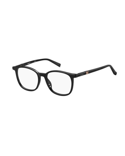 Max Mara Black Mm 1411 807 Optical Frames Outlet Acetate Squared