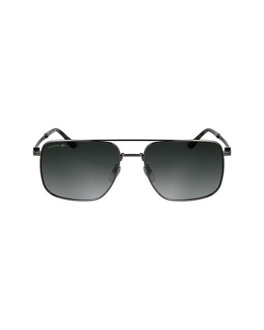 Lacoste Black L272S 035 Sunglasses Metal Squared Normal for men