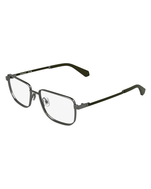 Calvin Klein Black Ckj25210 027 Optical Frames Metal Squared Normal for men