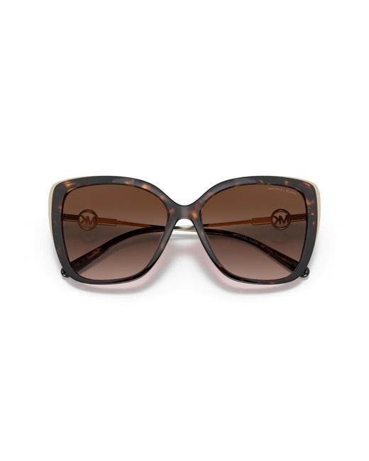 Michael Kors Black Mk2161Bu East Hampton 300613 Sunglasses Injected Butterfly Normal Shaded